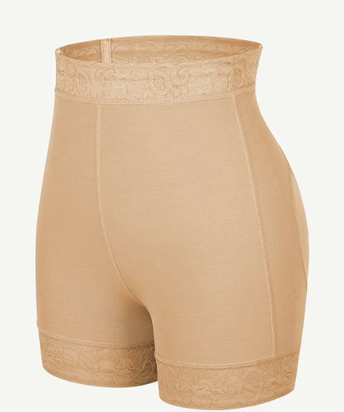 Premium High-waisted Lace Butt-lifting Panties For A Smooth Curvy Silhouette